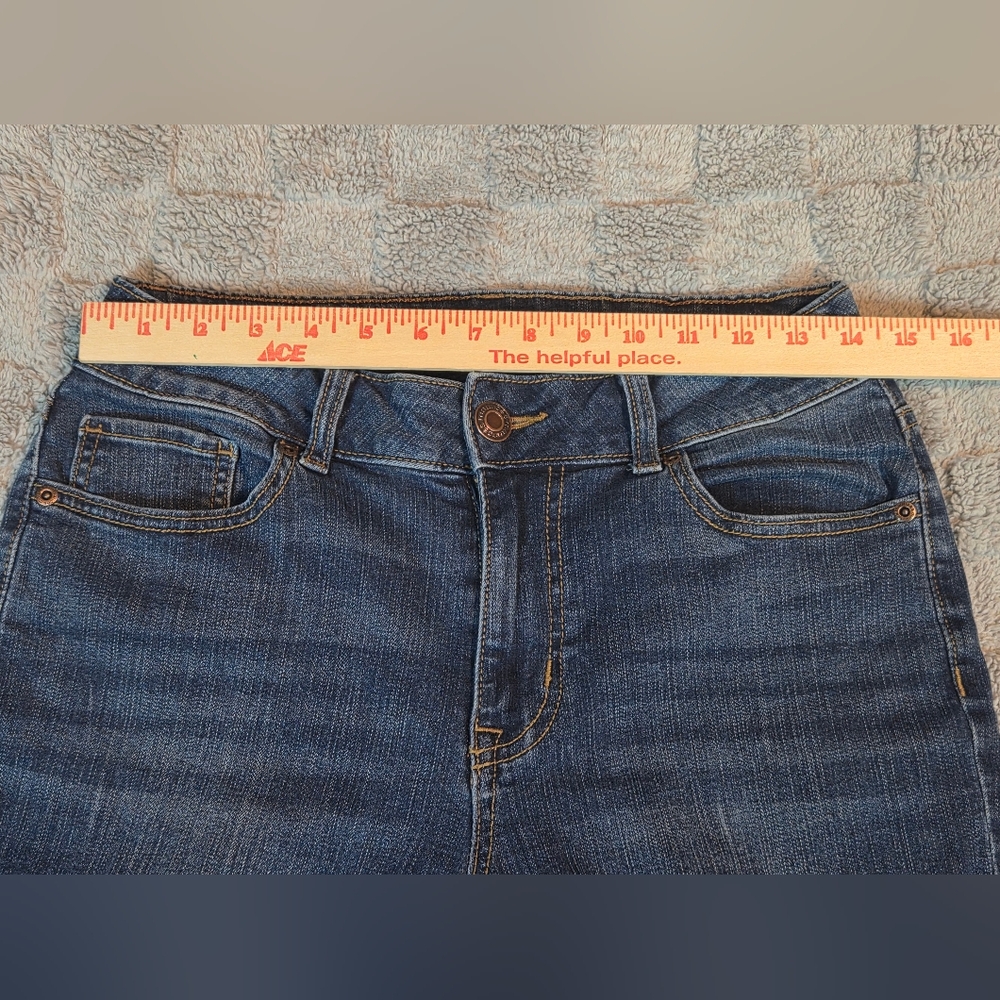 M Jeans By Maurices Women's Curvy High Rise Curvy Boot Blue Jeans Size 8 - Picture 6 of 12